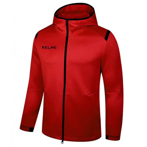Олімпійка (мастерка) з капюшоном Kelme ROAD червона 3881336.9600, Колір: червоний, Розмір виробника: М