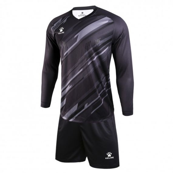 Комплект воротарської форми Kelme ZAMORA II чорний 3801286.9000, Колір: чорний, Розмір виробника: М