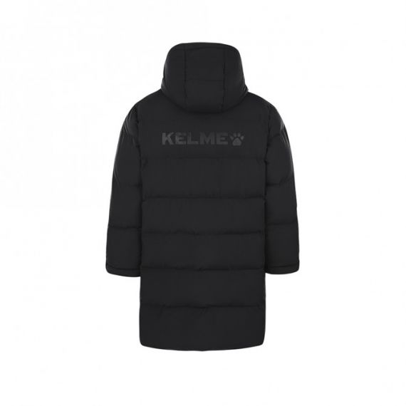Куртка дитяча Kelme NEW LINCE чорна 8261MF3014.9000, Колір: чорний, Розмір виробника: 130, зображення 2 Куртка дитяча Kelme NEW LINCE чорна 8261MF3014.9000, Колір: чорний, Розмір виробника: 130, зображення 2