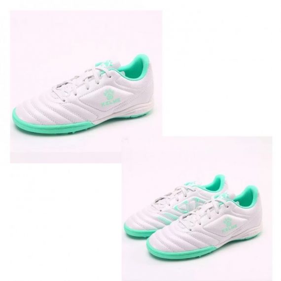 Сороконіжки (шиповки) дитячі Kelme BASIC біло-м'ятні 873701.9170, Колір: бірюзовий, Розмір виробника: 32, зображення 3