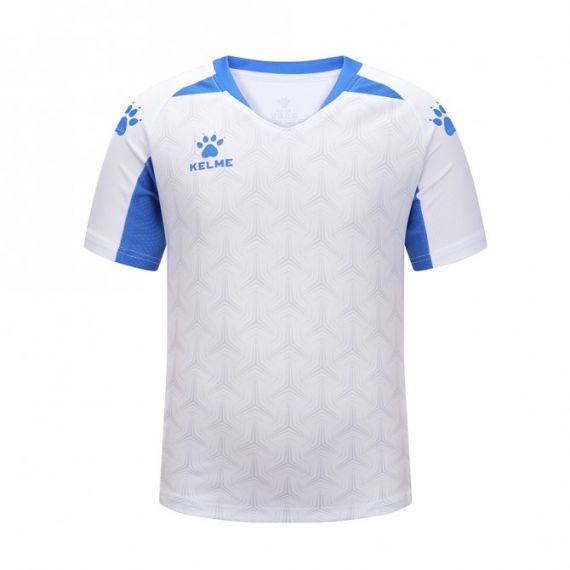 Футболка дитяча Kelme VICTORY біло-синя 8351ZB3196.9104, Колір: білий, Розмір виробника: 120