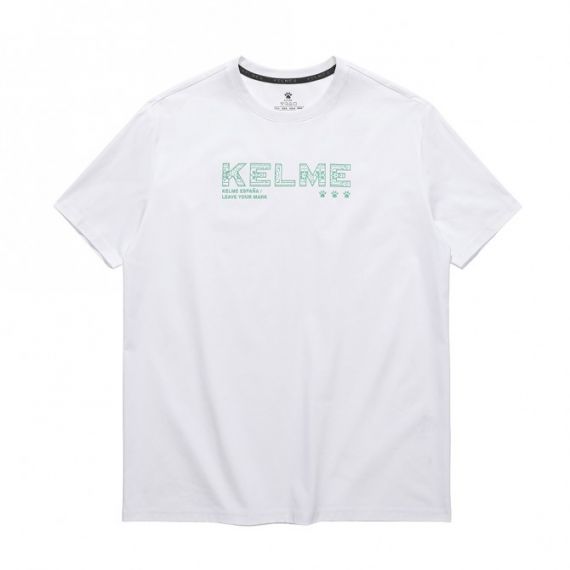Футболка Kelme біла 8251TX1002.9100, Колір: білий, Розмір виробника: 2XL