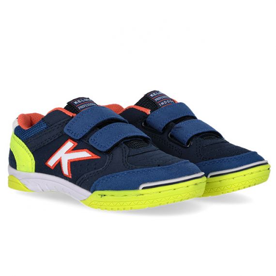 Футзалки (бампи) дитячі Kelme PRECISION KIDS V темно-сині з жовтим 55.807.065, Колір: темно-синій, Розмір виробника: 31, зображення 2 Футзалки (бампи) дитячі Kelme PRECISION KIDS V темно-сині з жовтим 55.807.065, Колір: темно-синій, Розмір виробника: 31, зображення 2