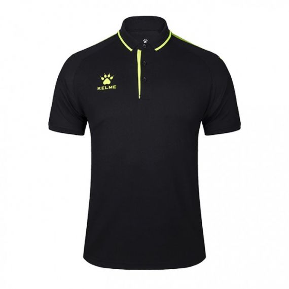 Поло Kelme POLO MEN чорно-жовте 3891066.9012, Колір: чорний, Розмір виробника: S