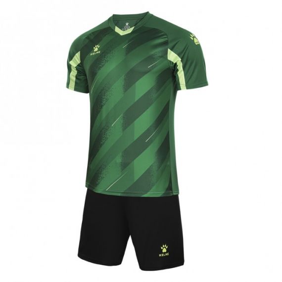 Футбольна форма Kelme INTER зелено-чорна 8151ZB1005.9300, Колір: зелений, Розмір виробника: XL