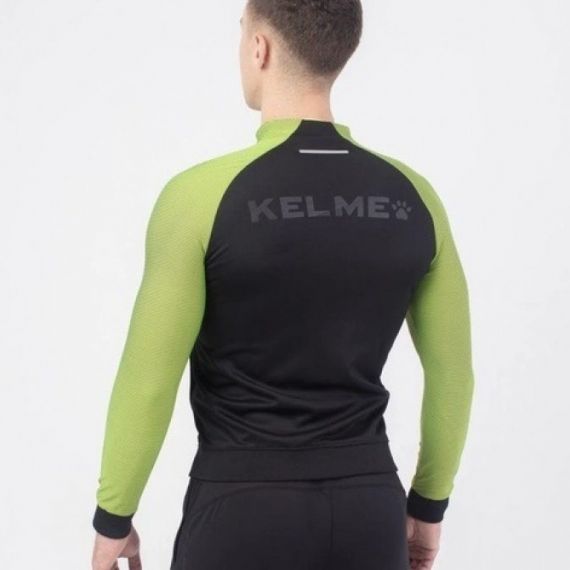 Олімпійка Kelme MONTES чорно-зелена 3871300.9012, Колір: зелений, Розмір виробника: М, зображення 3 Олімпійка Kelme MONTES чорно-зелена 3871300.9012, Колір: зелений, Розмір виробника: М, зображення 3