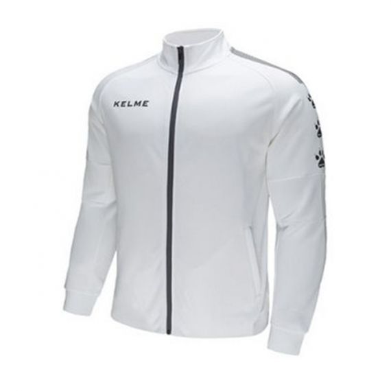 Олімпійка Kelme Training Jacket біло-чорна 3881324.9103, Колір: білий, Розмір виробника: S