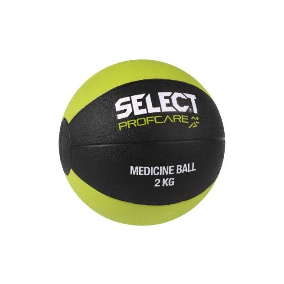 М’яч медичний SELECT Medicine ball (011) чорно/салатовий, 2кг