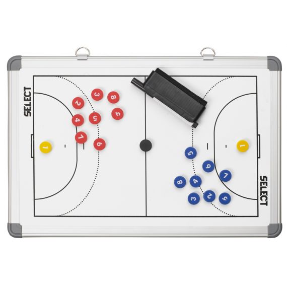 Тактична дошка SELECT Tactics board alu - handball (001) білий, 45х30