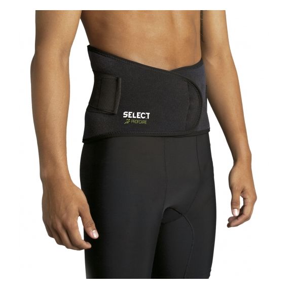 Пояс SELECT 6411 Back Support with splints (010) чорний, Колір: чорний, Розмір виробника: 2XL