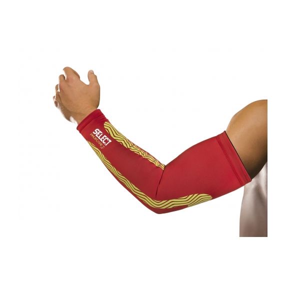 Рукав компресійний SELECT 6610 Compression sleeve (012) червоний, Колір: червоний, Розмір виробника: L