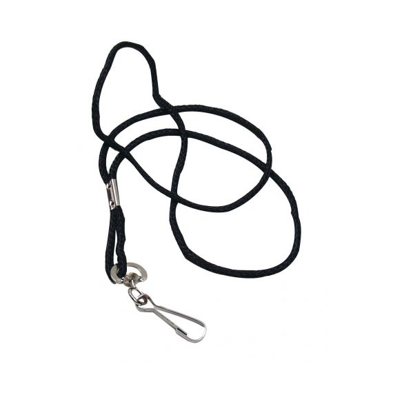 Шнурок для свистка Select Lanyard (009) чорний, 48 см