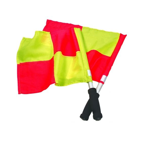 Прапорці арбітра SELECT Lineman's flag amateur (213) червоно/жовтий