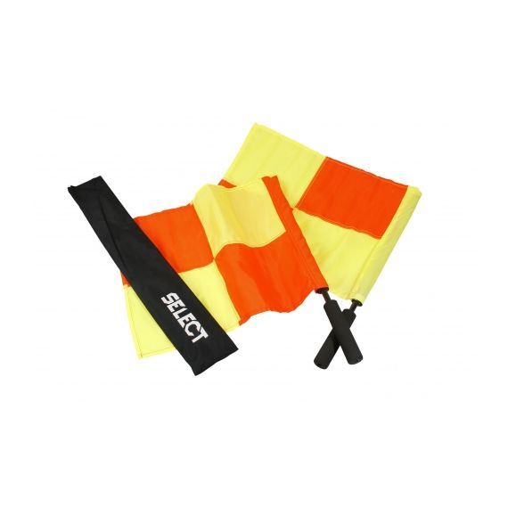 Прапорці арбітра-професіонала SELECT Lineman's flag professional (213) червоно/жовтий