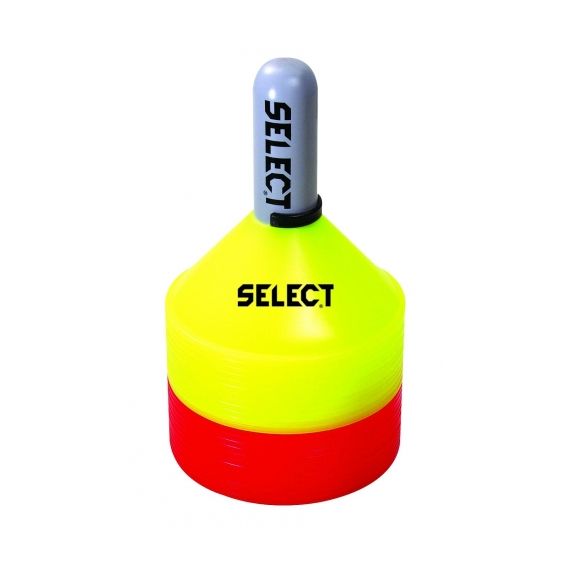 Набір маркерів SELECT Marker set (12 yellow, 12 red and plastic holder) (231) жовтий/червоний, 7 см