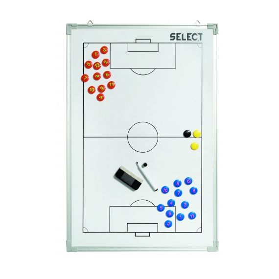 Тактична дошка SELECT Tactics board alu - football (001) білий, 60х90