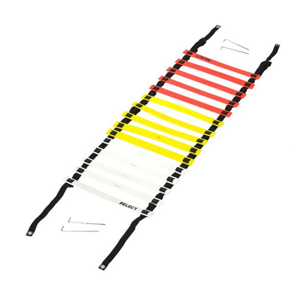 Доріжка для тренування координації SELECT Agility ladder - outdoors (472) пом/жовт/білий, 6,5 м