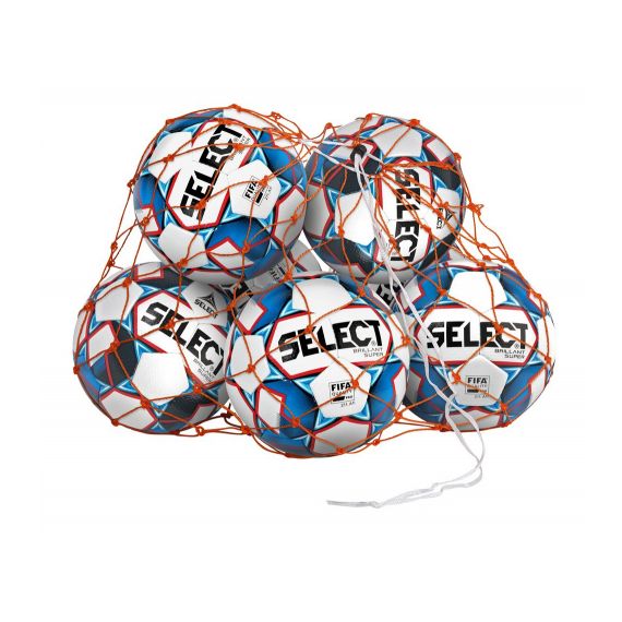 Сітка для м'ячів SELECT Ball net (003) помаранчевий, 6/8 balls