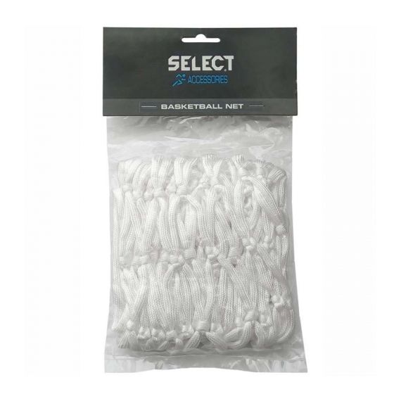 Сітка для баскетбольного кільця SELECT Basketball net (005) білий,  one size