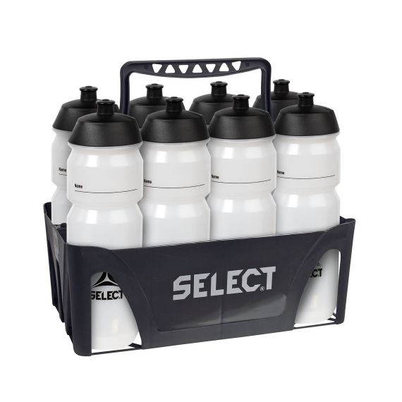 Контейнер для пляшок SELECT Carrier (010) чорний, 8 пляшок