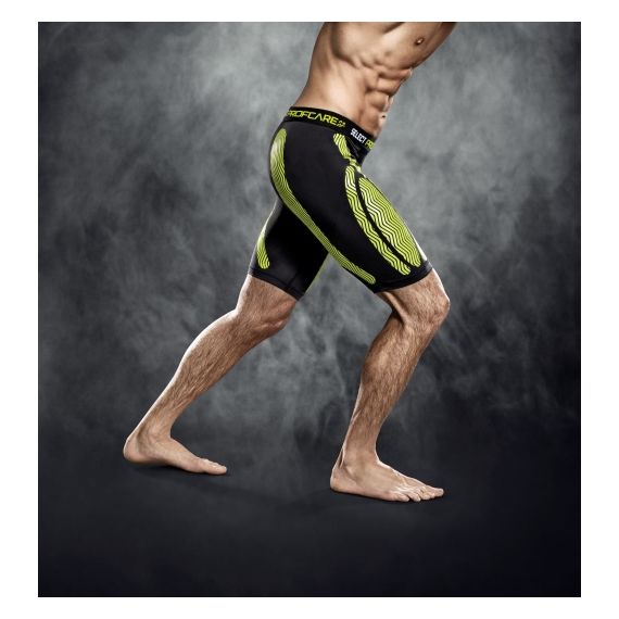Шорти компресійні SELECT 6407 Compression shorts (010) чорний, Колір: чорний, Розмір виробника: 2XL