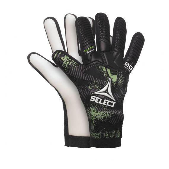 Рукавиці воротарські SELECT 90 Flexi Pro v21 (017) чорно/зелений, Розмір рукавичок: 10
