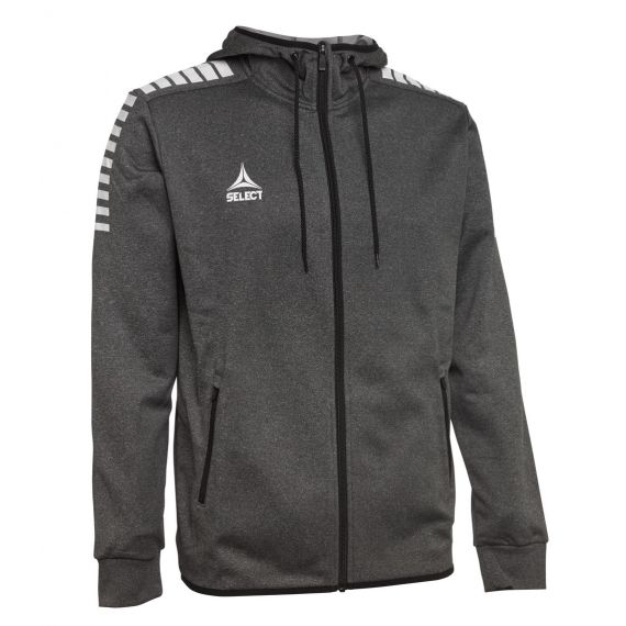 Спортивна куртка SELECT Monaco zip hoodie (002) сірий, Колір: сірий, Розмір виробника: 3XL
