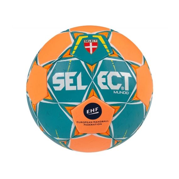 М’яч гандбольний SELECT Mundo (213) зелен/помаран, 3