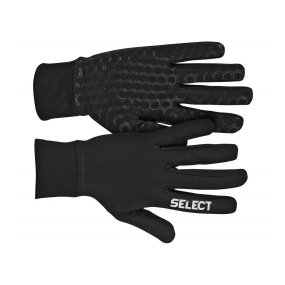 Рукавички ігрові SELECT Players gloves (009) чорний, 9 (M)