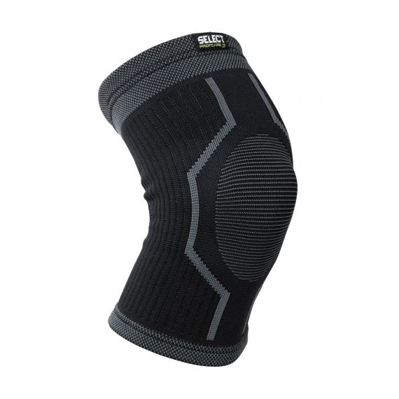 Наколінник SELECT Elastic Knee Support (009) чорно/сірий, Розмір виробника: М