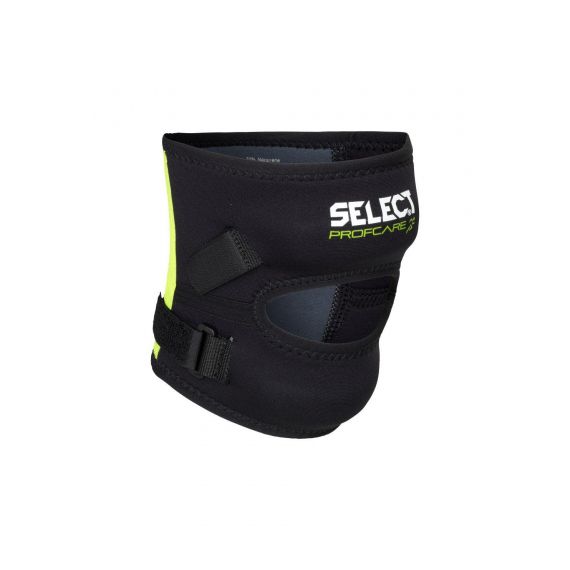 Наколінник SELECT 6207 Knee support for jumper's knee (228) чорно/зелений, Розмір виробника: М