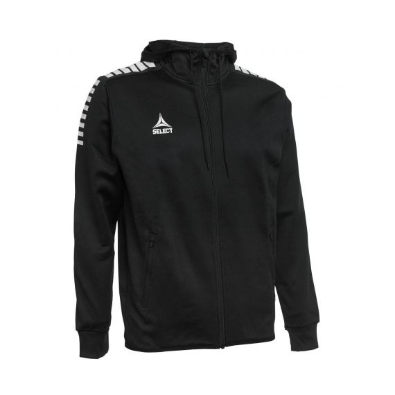 Спортивна куртка SELECT Monaco zip hoodie (009) чорний, Колір: чорний, Розмір виробника: XS