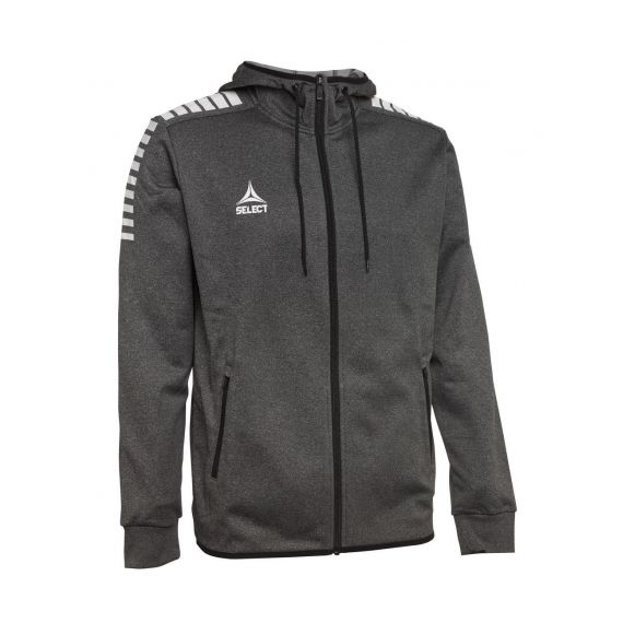 Спортивна куртка SELECT Monaco zip hoodie (002) сірий, Колір: сірий, Розмір виробника: XS