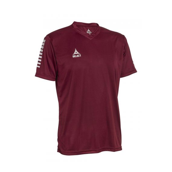 Футболка SELECT Pisa player shirt s/s (011) бордо, Колір: бордовий, Розмір виробника: L