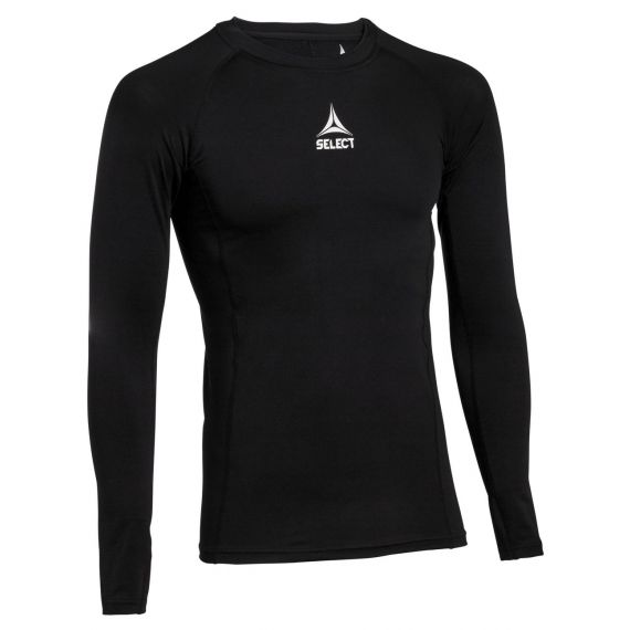 Термофутболка SELECT Baselayer shirt with long sleeves (L/S) (010) чорний, Колір: чорний, Розмір виробника: XL