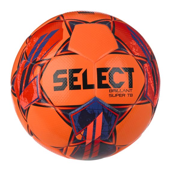М'яч футбольний SELECT Brillant Super TB v23 (FIFA QUALITY PRO APPROVED) (035) помаранчево/червоний, Колір: помаранчевий, Розмір: розмір 5