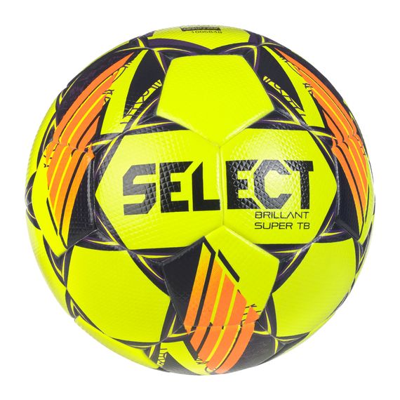 М'яч футбольний SELECT Brillant Super TB v24 (FIFA QUALITY PRO APPROVED) (509) жовто/фіолетовий, Колір: жовтий, Розмір: розмір 5