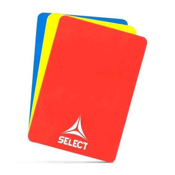 Картки арбітра SELECT Referee cards v24 (003) червоний/жовтий/синій