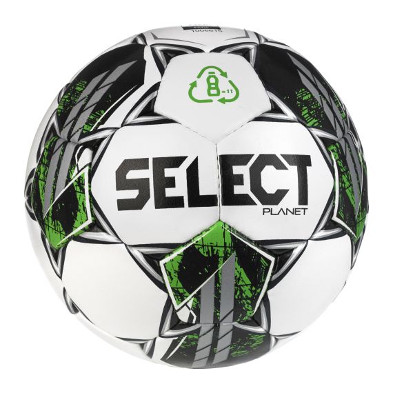 М’яч футбольний SELECT Planet FIFA Basic v23 (004) біло/зелений, Розмір: розмір 4