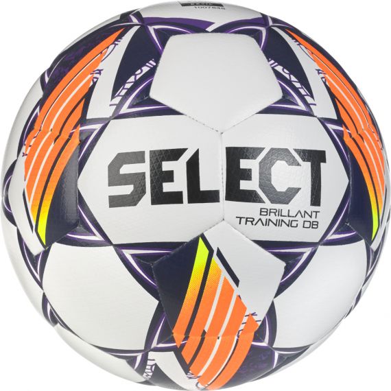 М'яч футбольний SELECT Brillant Training DB v24 (FIFA Basic) White-Purple (096) біло/фіолетовий, Колір: білий, Розмір: розмір 4