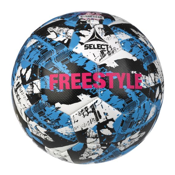 М'яч для фрістайлу SELECT Freestyle v23 White- Blue (090) біло/синій, 4,5, Колір: синій, Розмір: розмір 4.5