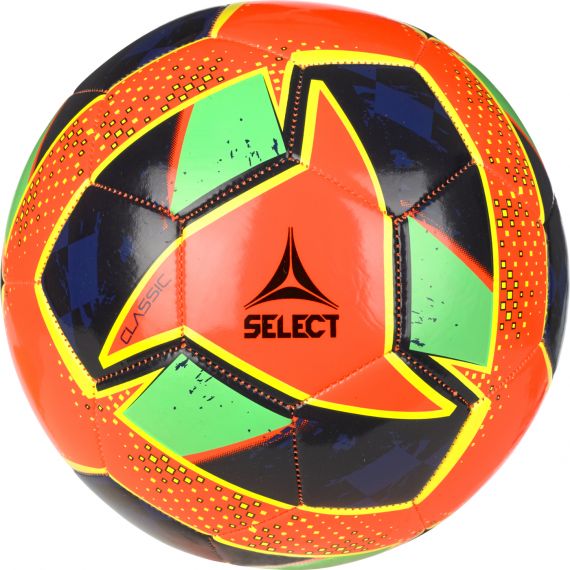 М'яч футбольний (дитячий) SELECT Classic v24 (645) помаранчево/зелений, Колір: помаранчевий, Розмір: розмір 5