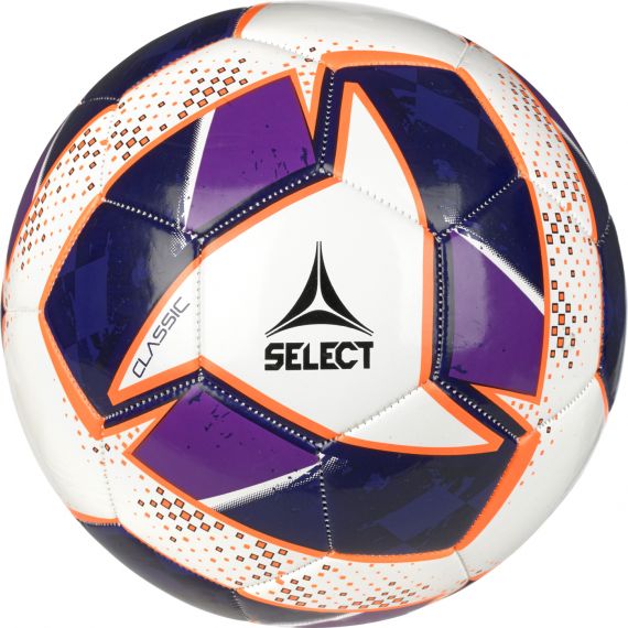 М'яч футбольний (дитячий) SELECT Classic v24 (096) біло/фіолетовий, Колір: фіолетовий, Розмір: розмір 5