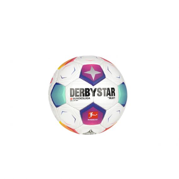 М’яч футбольний SELECT DERBYSTAR Bundesliga Brillant Mini v23 (887) біло/синьо/фіолетовий