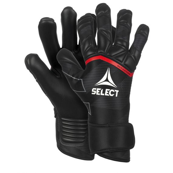 Рукавички воротарські SELECT 90 Flexi Kids v24 (131) чорно/червоний, Розмір рукавичок: 4