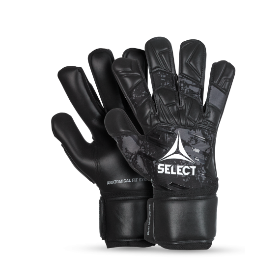 Рукавиці воротарські SELECT 55 Extra Force v23 (010) чорний, Розмір рукавичок: 8