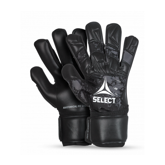 Рукавиці воротарські SELECT 55 Extra Force v23 (010) чорний, Розмір рукавичок: 8.5