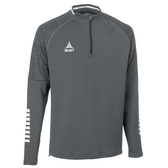 Тренувальна кофта SELECT Monaco v24 training sweat 1/2 zip (909) сіро/білий, Колір: сірий, Розмір виробника: S