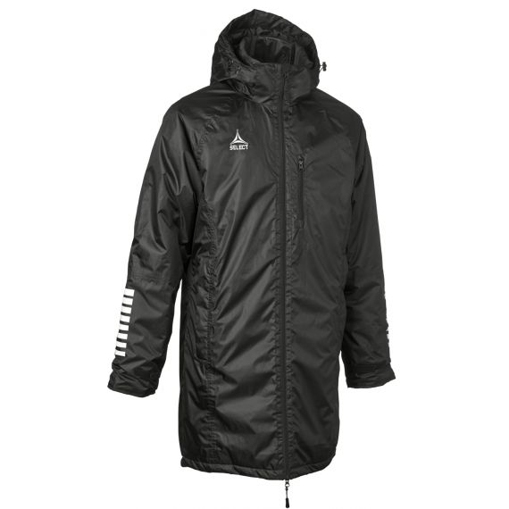 Куртка тренерська SELECT Monaco v24 coach jacket  (101) чорно/білий, Колір: чорний, Розмір виробника: S
