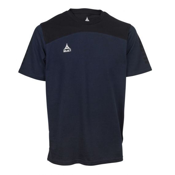 Футболка SELECT Oxford t-shirt (919) темно-синій/чорний, Колір: темно-синій, Розмір виробника: S
